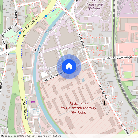 ul. Piotra Bardowskiego, Leszczyny, Bielsko-Biała, śląskie