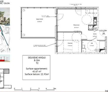 Location Appartement 2 pièces 43m² DIJON 21000 - Photo 5