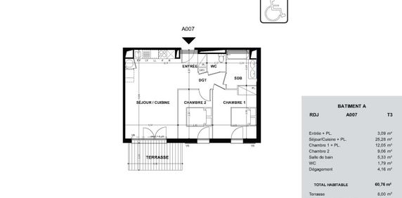 Location Appartement 3 pièces 60m² PERPIGNAN 66000 - Photo 2