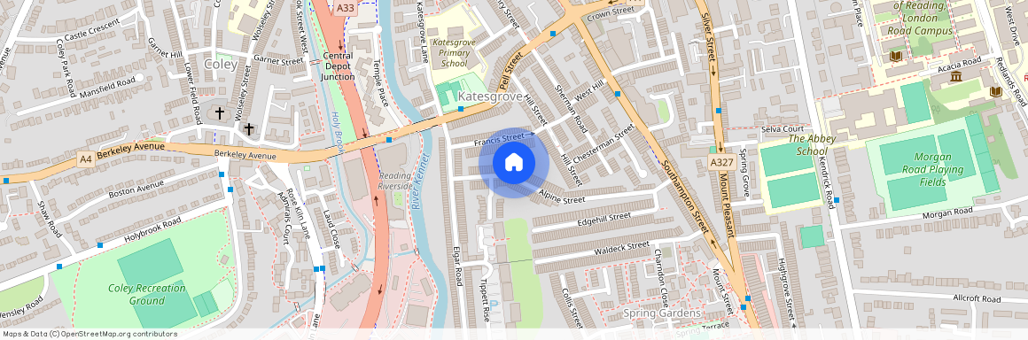 Alpine Street, Reading, Berkshire, RG1
