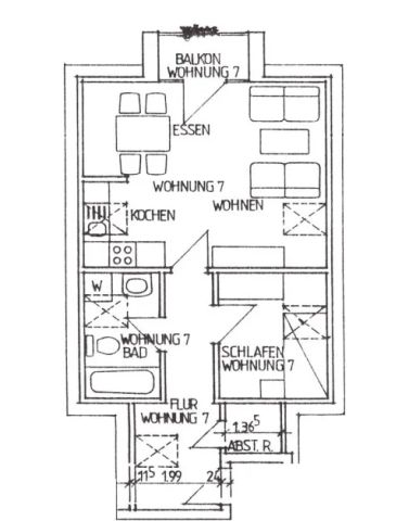 Renovierte 2-Zimmer-Wohnung mitten in Cloppenburg - Foto 5