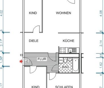 Familien aufgepasst! Großzügige und günstige 4-Raum-Whg. in Markersdorf! - Photo 2