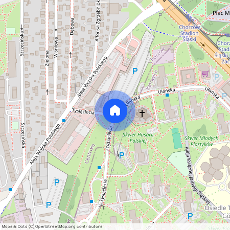 Tysiąclecia, ul. Ułańska, Katowice