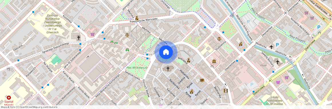 pl. Rzeźniczy, Starówka, Śródmieście, Gliwice, śląskie