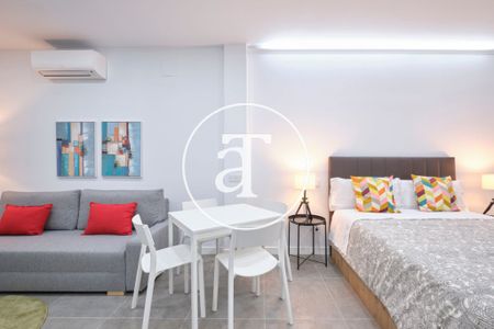 Monthly rental studio apartment with 1 bathroom in Moratalaz - Photo 3