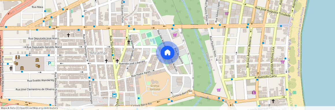 Rua das Acácias, 250 - Miramar - Miramar, João Pessoa, Paraíba, 58043250