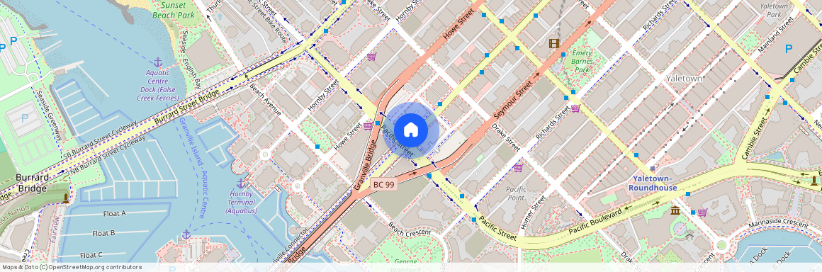 499 Pacific Street, Unit #703, V6Z 2P5, Downtown Vancouver