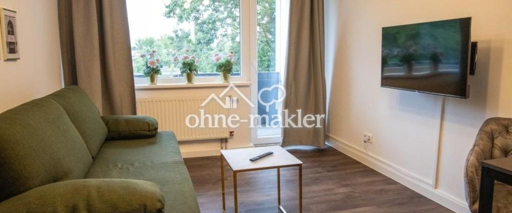 Voll möbliertes 2 1/2 Zimmer Apartment mit Balkon und High-Speed-Internet - Photo 1