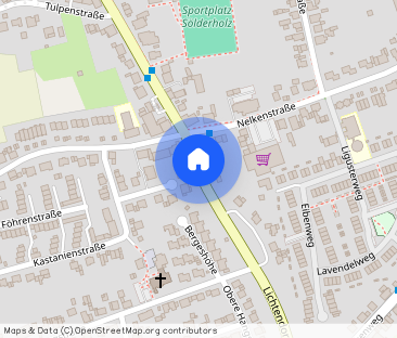 Gemütliche DG-Wohnung (1.OG) mit Einbauküche und Loggia Do-Lichtend... - Photo 1