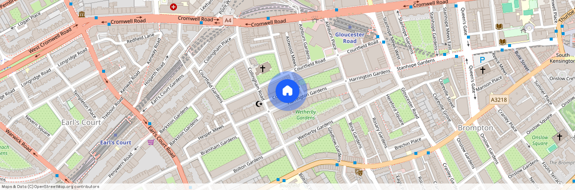 Harrington Gardens South Kensington SW7, London, SW7