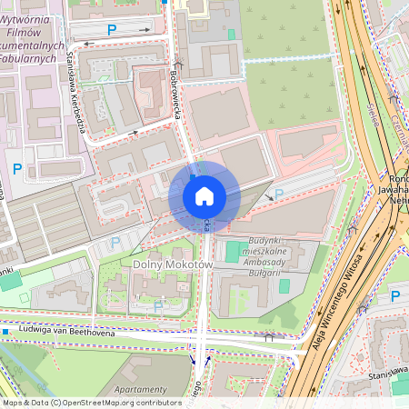 ul. Bobrowiecka, Sielce, Mokotów, Warszawa, mazowieckie