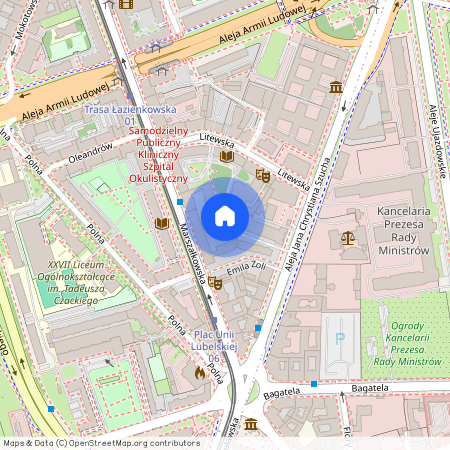 Śródmieście, ul. al. Jana Chrystiana Szucha 11A, Warszawa