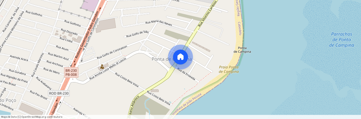 Rua Vitorino Cardoso, 217, Ponta de Campina, Cabedelo, Paraíba, 58101510