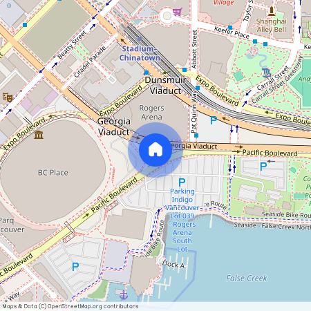 google map, Vancouver, Vancouver, Metro Vancouver, V6B