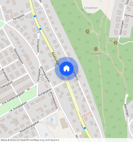 Ådalsvägen 19. 1 rum & kö, City