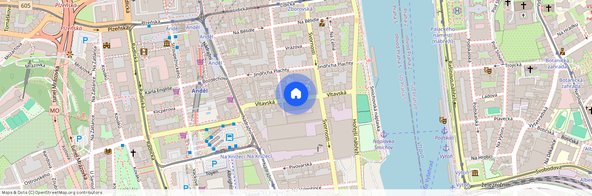 Nový Smíchov, Vltavská, Praha