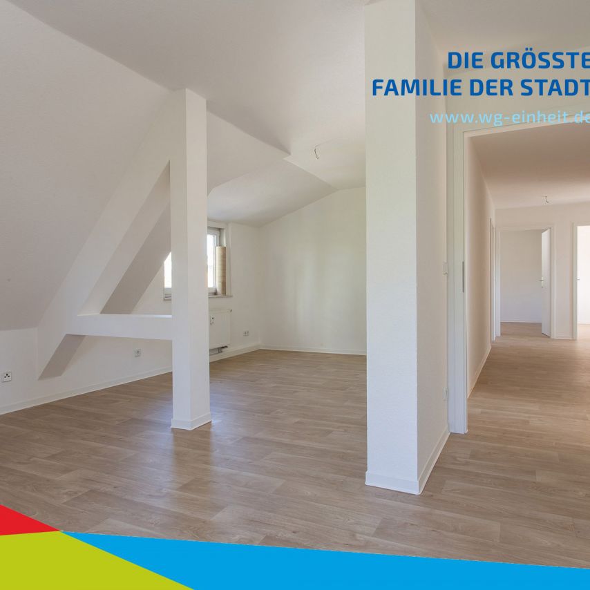 Alles neu! 4-Raum-Etagenwohnung im Dachgeschoss! - Foto 1