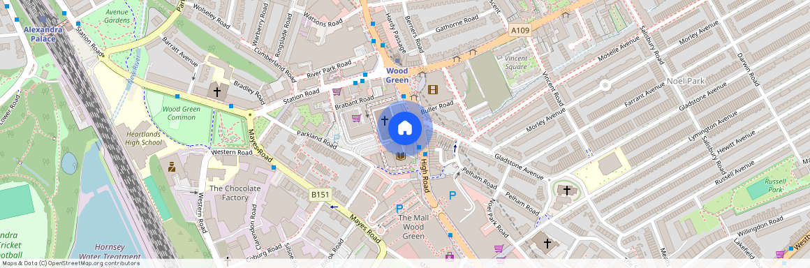 The Broadway, High Road, Wood Green, London N22