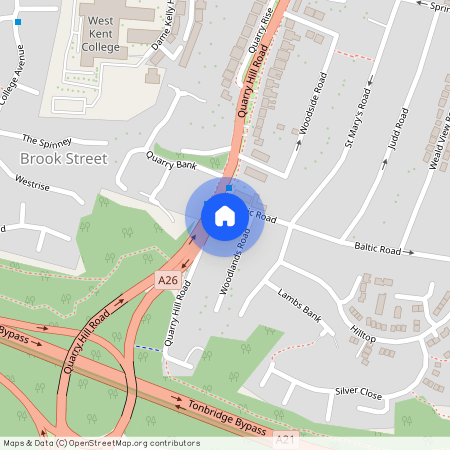 2 Bedroom Terraced House with Garden, Baltic Road, Tonbridge