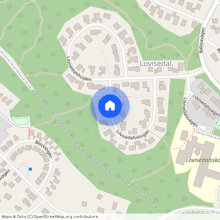 Lovisedalsslingan, Stockholm