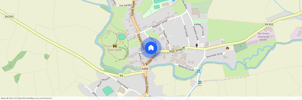 High Street, Clun, Craven Arms, Shropshire, SY7