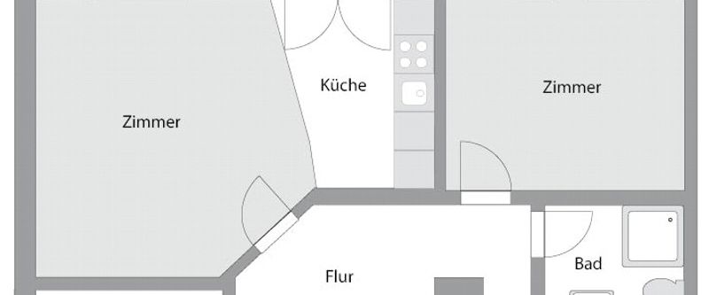 Mit Balkon nahe der Pauluskirche! Hübsche 2-Raum-Wohnung mit praktischen Details in Halle- Paulusviertel - Foto 1