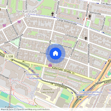 Mannheim / Neckarstadt-Ost, Mannheim / Neckarstadt-Ost, 42, 42, Eichendorffstraße