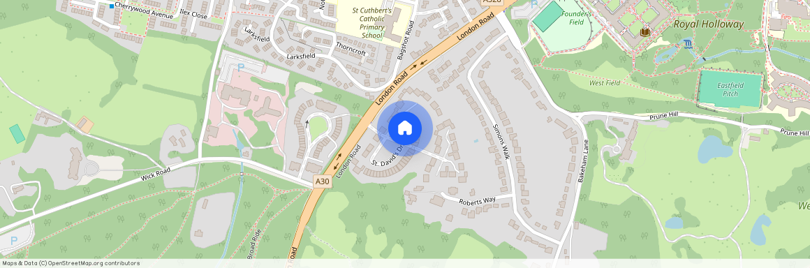 St. Davids Drive, Englefield Green, Egham