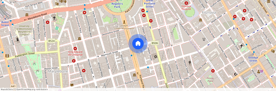 Weymouth Street, Marylebone, London, W1W