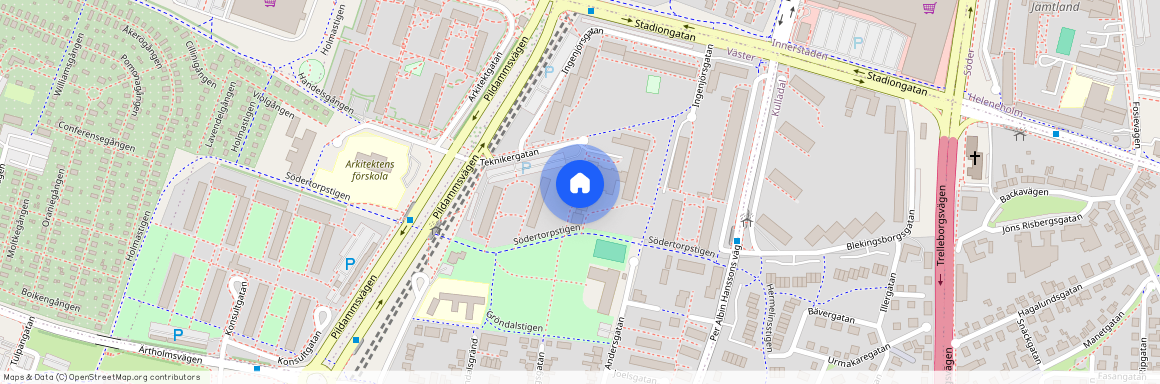 Teknikergatan 23C, Gröndal