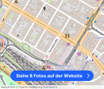 Schöne möblierte 1Zimmer Wohnung, 19qm, im EG in zentraler Lage in ... - Foto 1