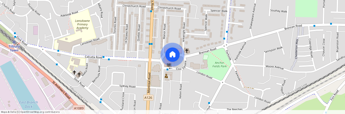Civic Square, Tilbury RM18
