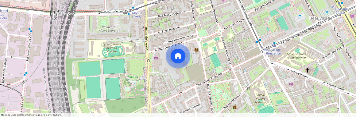 Rue Ludovic Bonin, Francja, Venissieux