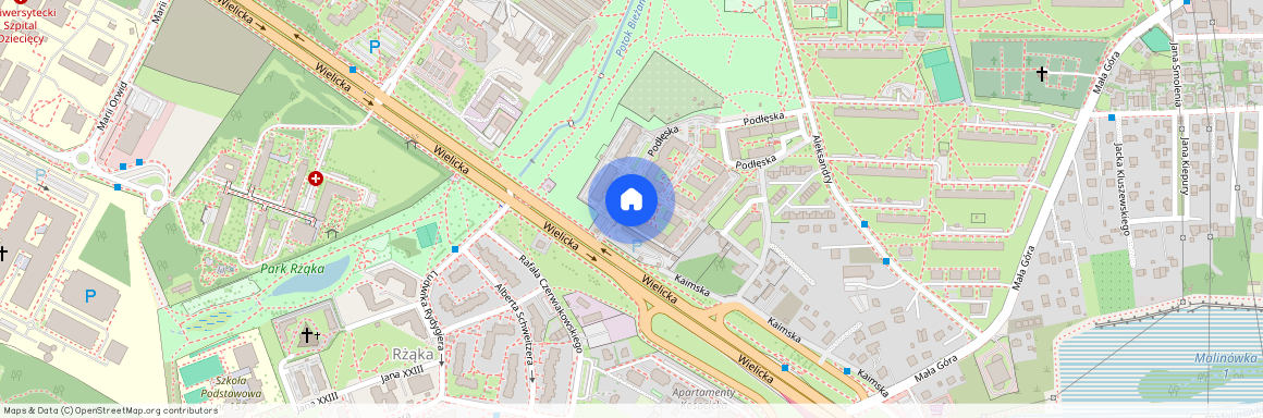 ul. Podłęska, Bieżanów, Bieżanów-Prokocim, Kraków, małopolskie