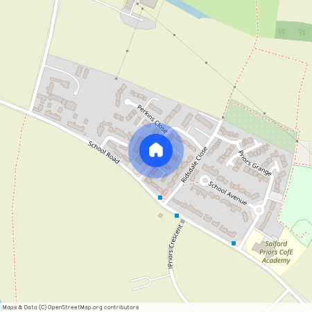 St. Matthews Close, Evesham, Worcestershire, WR11
