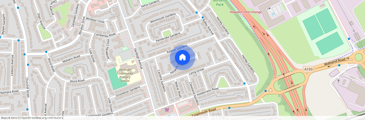 Keswick Gardens, Wallsend. NE28 0DA