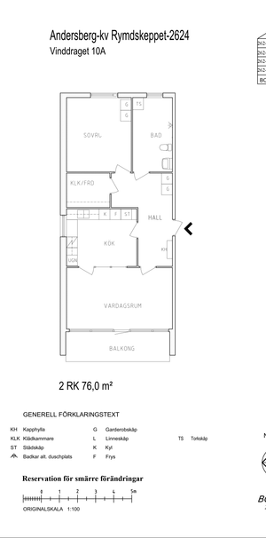 Vinddraget 10 A, våning 4 - Foto 1