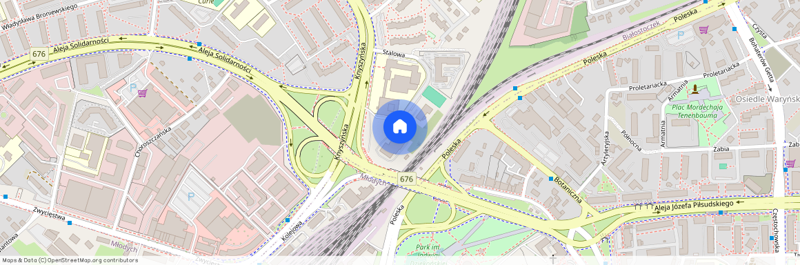 ul. Knyszyńska, Antoniuk, Białystok, podlaskie