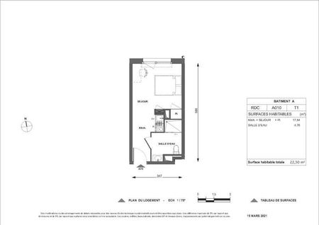 Location Appartement 1 pièce 22m² JOUE LES TOURS 37300 - Photo 5