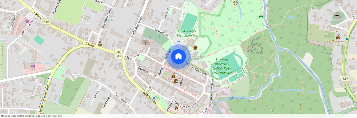 ul. Norberta Barlickiego, Kąty Wrocławskie, Kąty Wrocławskie, wrocławski, dolnośląskie