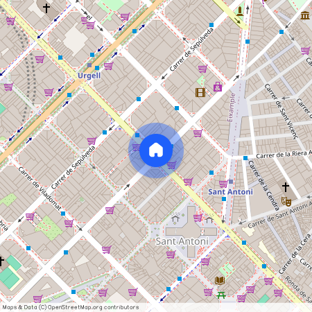 Carrer del Comte dUrgell, Barcelona, Catalonia 08011