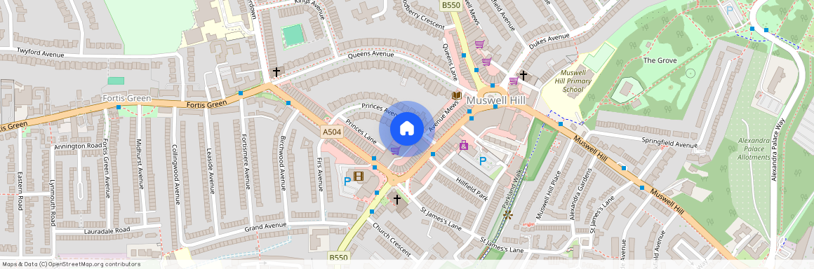 Princes Avenue, Muswell Hill, London