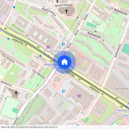 ul. Legnicka, Popowice Północne, Fabryczna, Wrocław, dolnośląskie