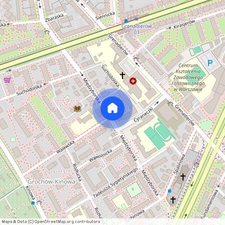 ul. Międzyborska, Grochów, Praga-Południe, Warszawa, mazowieckie