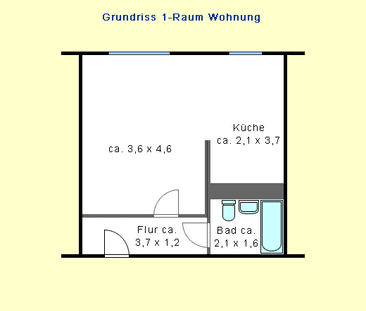 Erste eigene Wohnung? Singleküche mit WM bereits vorhanden! - Foto 2