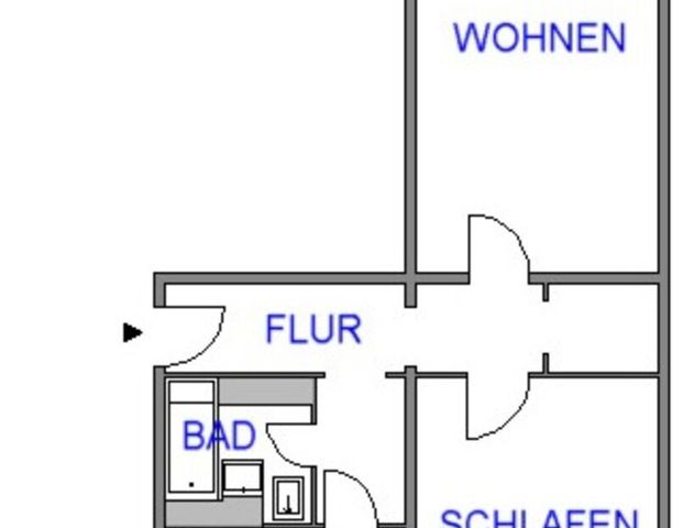 2-Raum-Wohnung - Foto 1