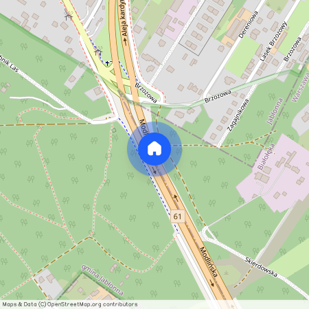 Legionowski, Jabłonna, Modlińska