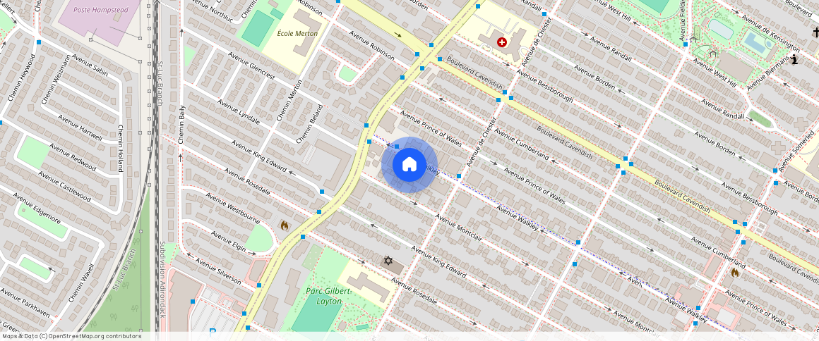 ** Avenue Walkley, Côte-des-Neiges-Notre-Dame-de-Grâce, Côte-des-Neiges-Notre-Dame-de-Grâce, Ile de Montréal, H4V 1G2