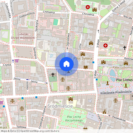 ul. Ogrodowa, Śródmieście, Lublin, lubelskie