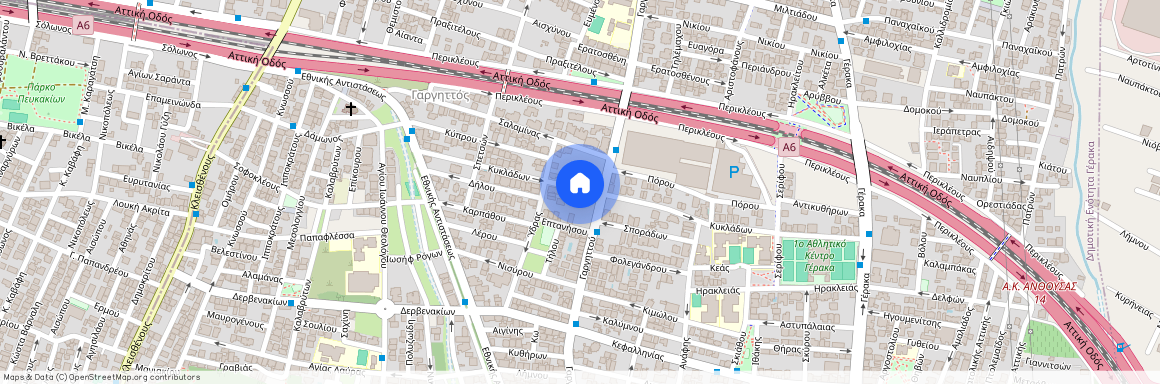 Κυκλάδων 40, 153 44, Γέρακας (153 44), Κέντρο (Γέρακας)